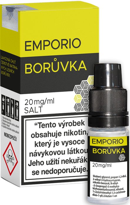 Liquid EMPORIO SALT Blueberry 10ml - 20mg (Borůvka)